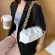 Luxury Thic Gold Chains Cloud Bags for Women Soft Leather Women's Designer Handbags Trend Crossbody Oulder Bag