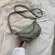 Pu Leather Women Handbags Solid Armpit Elnt Fe Oulder Travel Totes Bag Stone Pattern Ladies Se