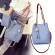 Bags for Women New Women Pu Leather BuCet Oulder Bag with SML Handbag Mesger SATCHEL BOLSA FININA