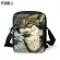 Forudesigns Anim Husy Wolf Print Mesger Bags Lady Mini Travel Crossbody Bag Zier Oulder Bag for Ladies Mom Bolsa