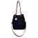 Women Pu Leather Bucet Oulder Bag With Sml Handbag Mesger Satchel Bag B Se