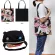 Woman Multi-Function Women Handbag Foldable Reusable CANVAS NG BAG PUY DACHND PRINT OULDER BAG