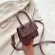 Women Mini Tote Bag New Crocodile Pattern Flip Mesger Crossbody Bag FE OLDER BAG SQUARE LADY HANDBAG