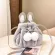 Cute Hairy Women Bags with BL F Rabbit Fur Rabbit BuCet Handbags Ladies Oulder Bag Fe Mesger Bags