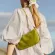 Iwood L Wax Leather Women Oulder Baguette Bags Retro Armpit Bags Handbag Bolsas Fina