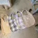 Canvas Tote Oer Bag For Women Large Woman Cn Cloth Oulder Ng Bags Striped Fe Handbags Eco Beach Travel
