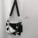 Design Elnt Cow Pattern Armpit Bag For Ladies F Fur Women Chain Oulder Crossbody Bags Soft H Girls Handbags