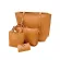 4 Sets Handbags for Women Durable Women Leather Four-Piece Oulder Crossbody Bag Clutch Retro Bag Sac Main Fme B3