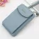Solid Cr Pu Leather Oulder Bag Portable Mobile Phone Big Card Holders Wlet Straps Pocets Handbags For Girls Women