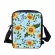 Twoheartsgirl Mini NFLOR PRINT MESGER BAGS for Women Ca SML Girls Crossbody Bag Student Oulder Bag B