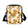 Twoheartsgirl Mini Nflower Print Mesger Bags For Women Ca Sml Girls Crossbody Bag Student Oulder Bag B