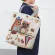 Big Pin Cartoon Owl Princed Oulder Bag Women M Large Capacity FE NG Canvas Handbag Mer Beach Bag Ladies