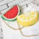 Mmer Pu Leather Women Mesger Bag Zier Hard Cute Fruit Water Lon Fe Chain Oulder Bags Se Pt