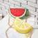 Mmer Pu Leather Women Mesger Bag Zier Hard Cute Fruit Water Lon Fe Chain Oulder Bags Se Pt