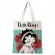 Ladies Handbags Betty Boop Canvas Tote Bag Cn Cloth Oulder Oer Bags For Women Eco Foldable Reusable Ng Bags
