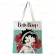 Ladies Handbags Betty Boop Canvas Tote Bag CN CLOTH OULDER ORER BAGS for Women Eco Foldable Reusable NG BAGS