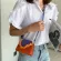 Ladies Versa Bag Women Mini Crossbody Bag Acrylic Chain Lady Hit Cr Pu Leather Oulder Pouch Se And Handbag