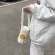 Smiley Women Water Cup Oulder Bag Soft H Portable Girls Student Bottle Bucet Bags Cute Cow Pattern Se Handbags