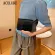 LURE L-Match Solid CR SML BAG FE L Chain Single Strap Oulder Mesger Bag for Women Pu Leather Bags