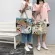 Women's Ethnic Cartoon Brdery Canvas Handbag Fe Ca Tote Large Capacity NG Bag Reusable Folding Oulder Bags