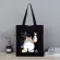 Women's Bag Totoro Anime Pattern Chic Vintage Canvas Bag Luxury Large Copy Oer Bag Y2 B Design Woman Handbag