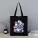 Women's Bag Totoro Anime Pattern Chic Vintage Canvas Bag Luxury Large Copy Oer Bag Y2 B Design Woman Handbag