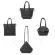 Diamond Women Bags Folding Bag FE PLAID Laser Handbags Geometric Oulder Mesger Bags for Women