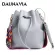 Daunavia Women Bag with Strap Bucet Bag Women Pu Leather Oulder Bags Brand Designer Ladies Crossbody Mesger Bags
