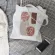 Haruu Ca Large-Capacity Abstract Art New Ulzzang Fe Canvas Fun -Hop Vintage Ins Pun Oulder Bags