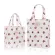 Pvc Canvas Women Reusable Ng Bag Eco Friendly Flower Oer Bag Waterproof Handbag Lunch Tote Oulder Bag