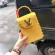 New Matte Frosted Jelly Bag Trend Mini Phone SE BAG CA Street Chain Oulder Mesger Bag Women PVC Handbag