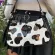 Retro Cow Pattern Women Mesger Handbags Sac Haruu Pu Leather Street Ca Solid Zier Oulder Bolsa Mujer New