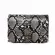Gure Luxury Retro Snae Print Oulder Bag Women Pu Leather Mini Flap Square Crossbody Bags Single Chain Sg Bag Loc Se