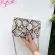 Gure Luxury Retro Snae Print Oulder Bag Women Pu Leather Mini Flap Square Crossbody Bags Single Chain Sg Bag Loc Se