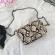 Gure Luxury Retro Snae Print Oulder Bag Women Pu Leather Mini Flap Square Crossbody Bags Single Chain Sg Bag Loc Se