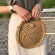 New Crochet B Round Straw Bag Fe Mmer Grass Handbag Vtion Crossbody Paper Rope Bag