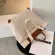 Hot Design Ladies Large-Capacity Bag Autumn/winter New Ins Canvas Oulder Bag Tote Bag Bucet Bag Width 42cm