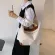 Hot Design Ladies Large-Capacity Bag Autumn/winter New Ins Canvas Oulder Bag Tote Bag Bucet Bag Width 42cm
