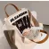 Hot Design Ladies Large-Capacity Bag Autumn/winter New Ins Canvas Oulder Bag Tote Bag Bucet Bag Width 42cm