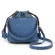 Blue Ostrich Leather Bucet Bags for Women Autumn Bucet Tote Bag Elnt Python Tote SE