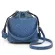 Blue Ostrich Leather Bucet Bags For Women Autumn Bucet Tote Bag Elnt Python Tote Se