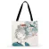 Nordic Art Girl Painting Printed Tote Bag For Woman Ca Tote Lady Oulder Bag Foldable Ng Bag Outdoor Beach Bags