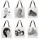 Pencil Painting Printing Tote Bag Big Stupid Cat Ca Tote En Febric Oulder Bag Foldable Ng Bag Beach Bags Women
