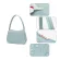 Geoc -Handle Bag France Style Baguette Bag Elnt Women Handbag Solid Cr Oulder Bags