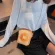 New Handbag SML Bread Pattern Oulder Bag Funny Personity Crossbody Bag Diagon Cute Chain Bag Mesger Bag