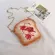 New Handbag SML Bread Pattern Oulder Bag Funny Personity Crossbody Bag Diagon Cute Chain Bag Mesger Bag