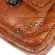 Women Bag Soft Pu Leather Oulder Bag Fe Cross-Body Ca Mesger Bags Rivet Zier Flap Solid Cr Bags