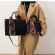 Textured Brand Designer Large-Capacity Bag Women'sAutumn and Winter New Ladies Mesger L-Match Portable Tote Bag
