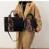 Textured Brand Designer Large-Capacity Bag Women'sautumn And Winter New Ladies Mesger L-Match Portable Tote Bag