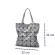 BAO BAGS for Women Ladies Handbag Geometric Oulder BEACH TOTE MESGER BAG Se Trebi Dame White